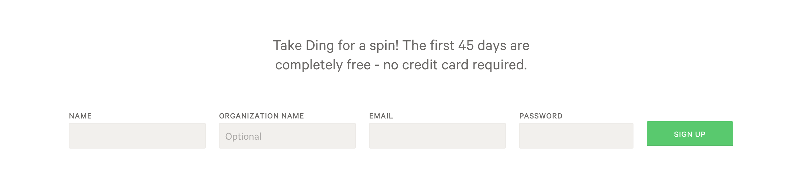 Ding  component screenshot