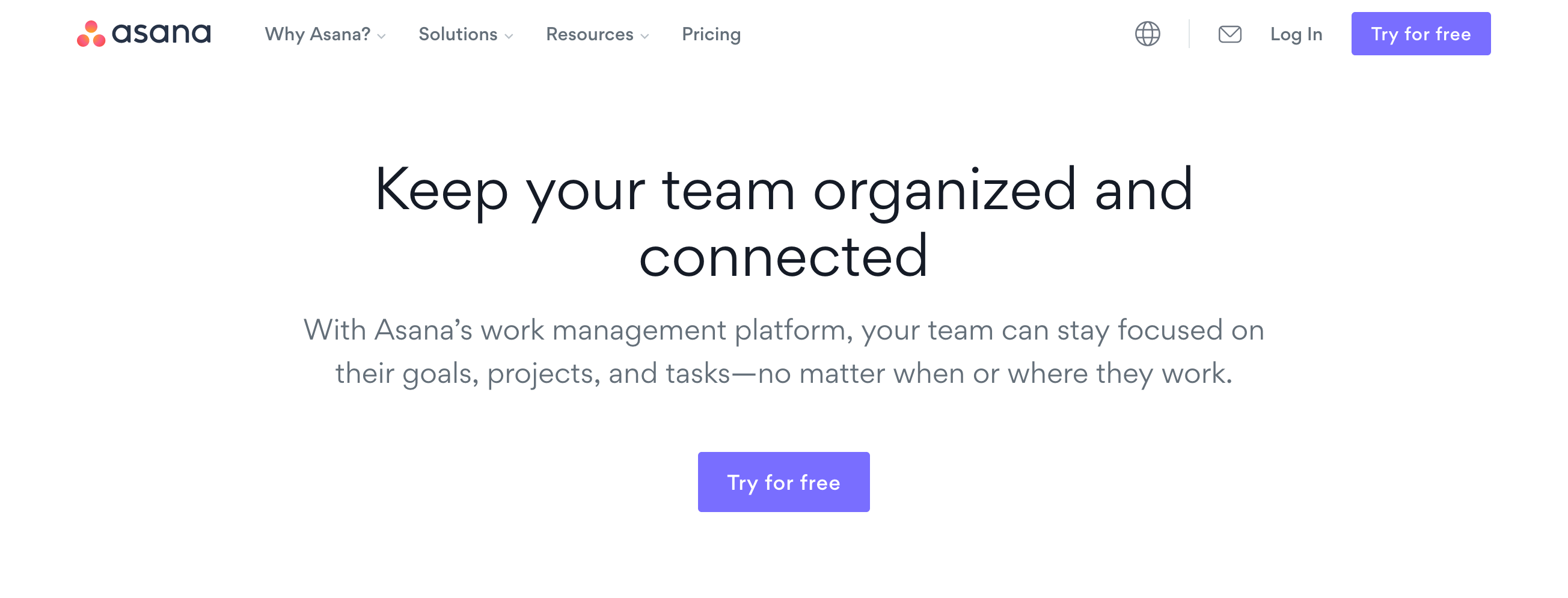 Asana  component screenshot