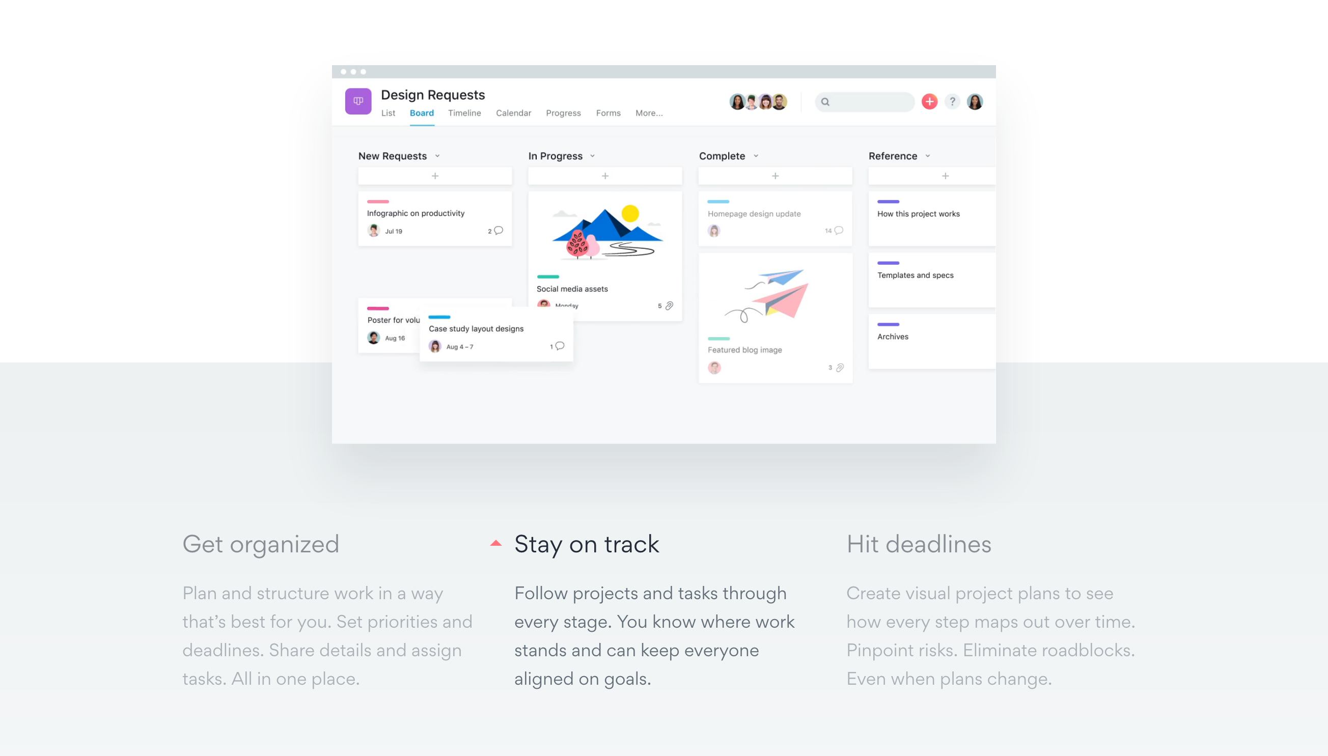 Asana  component screenshot