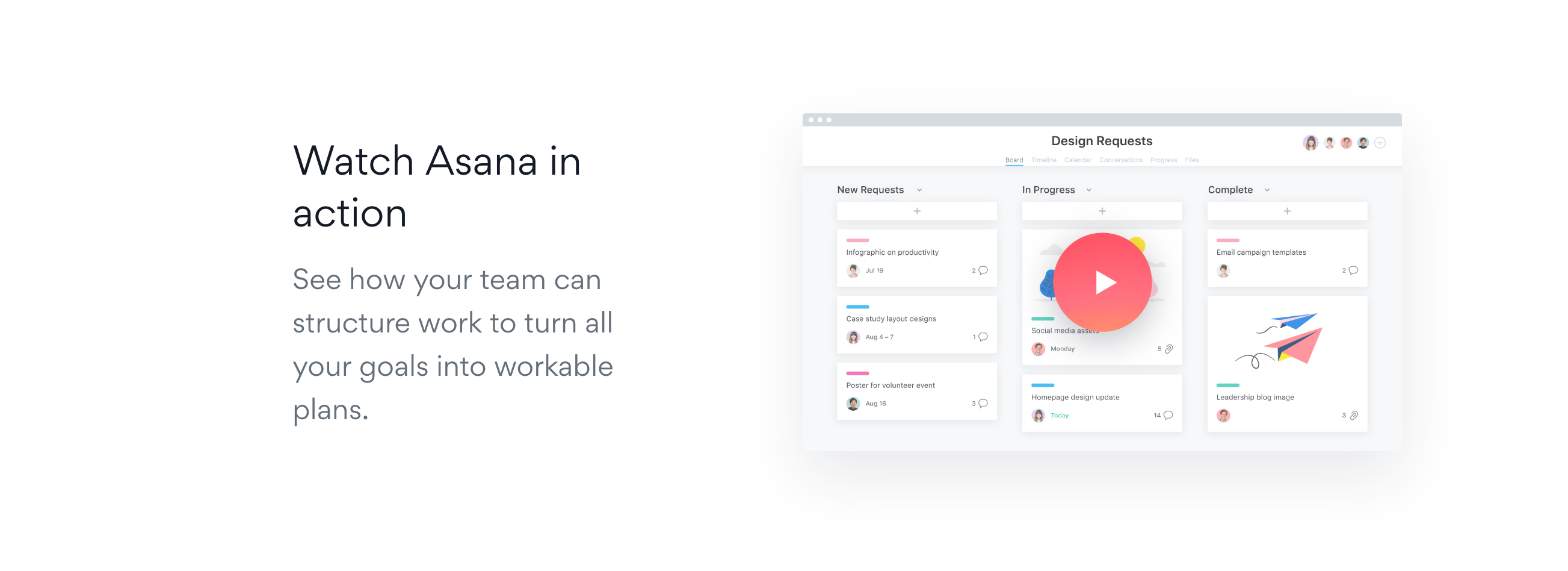 Asana  component screenshot