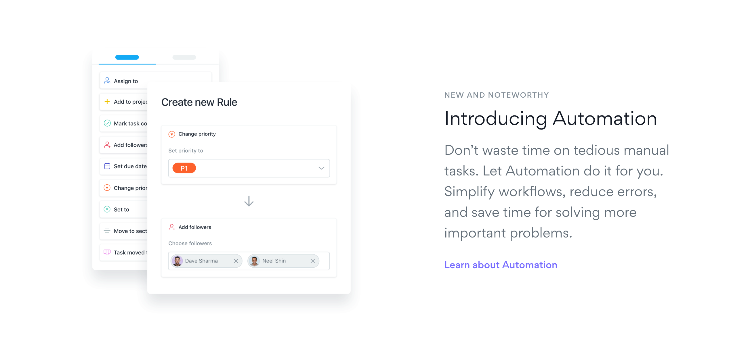Asana  component screenshot