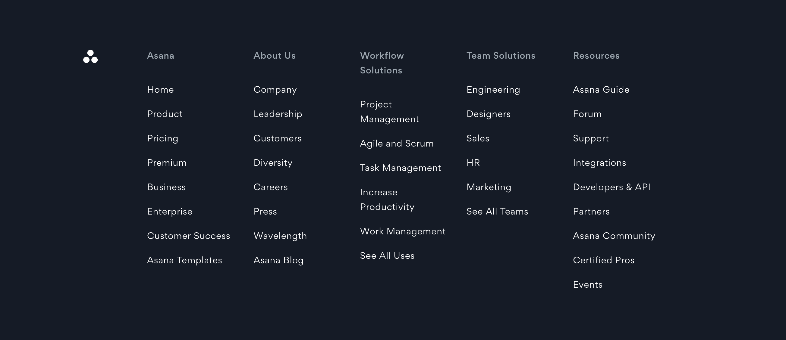 Asana  component screenshot