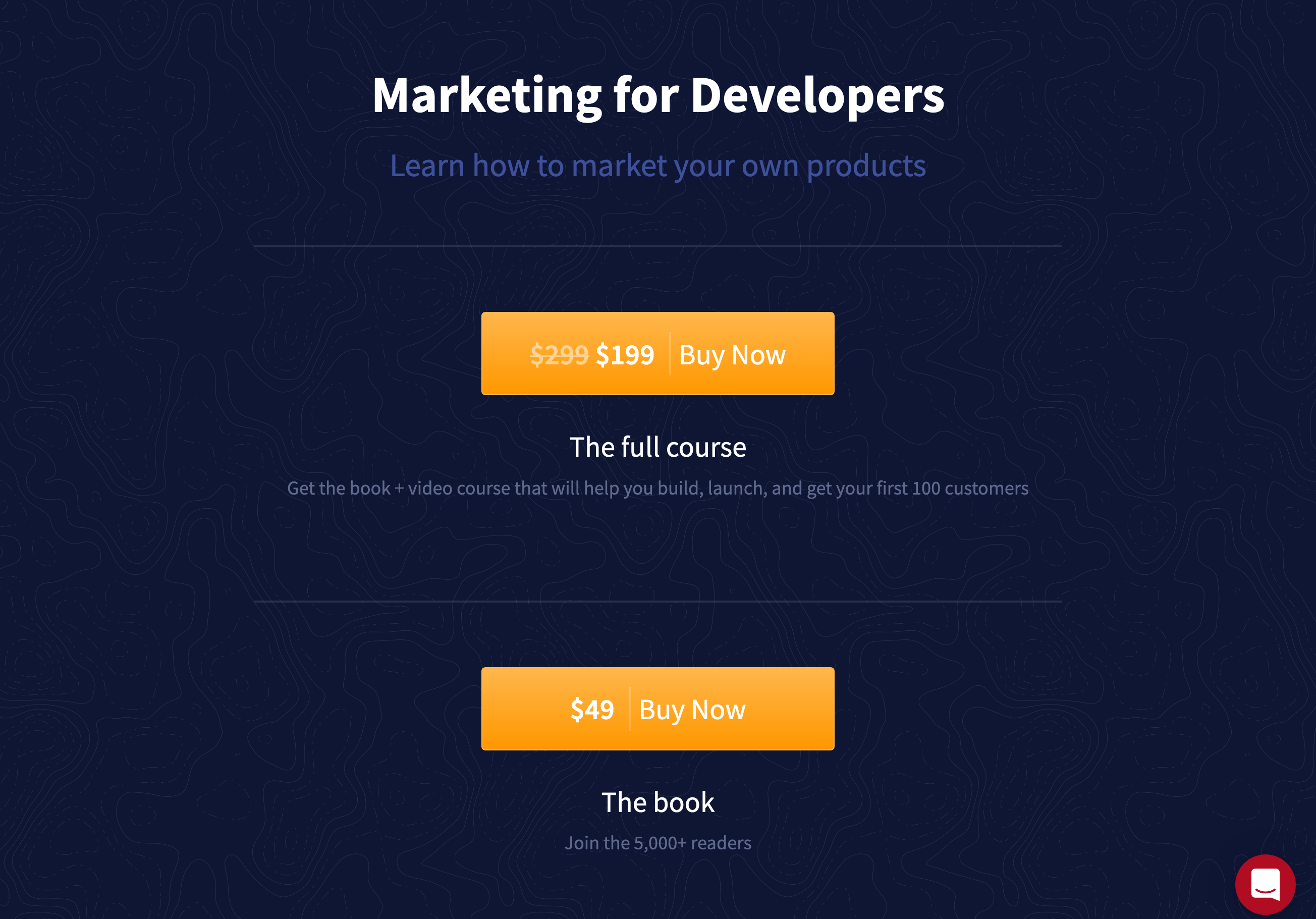 Devmarketing  component screenshot