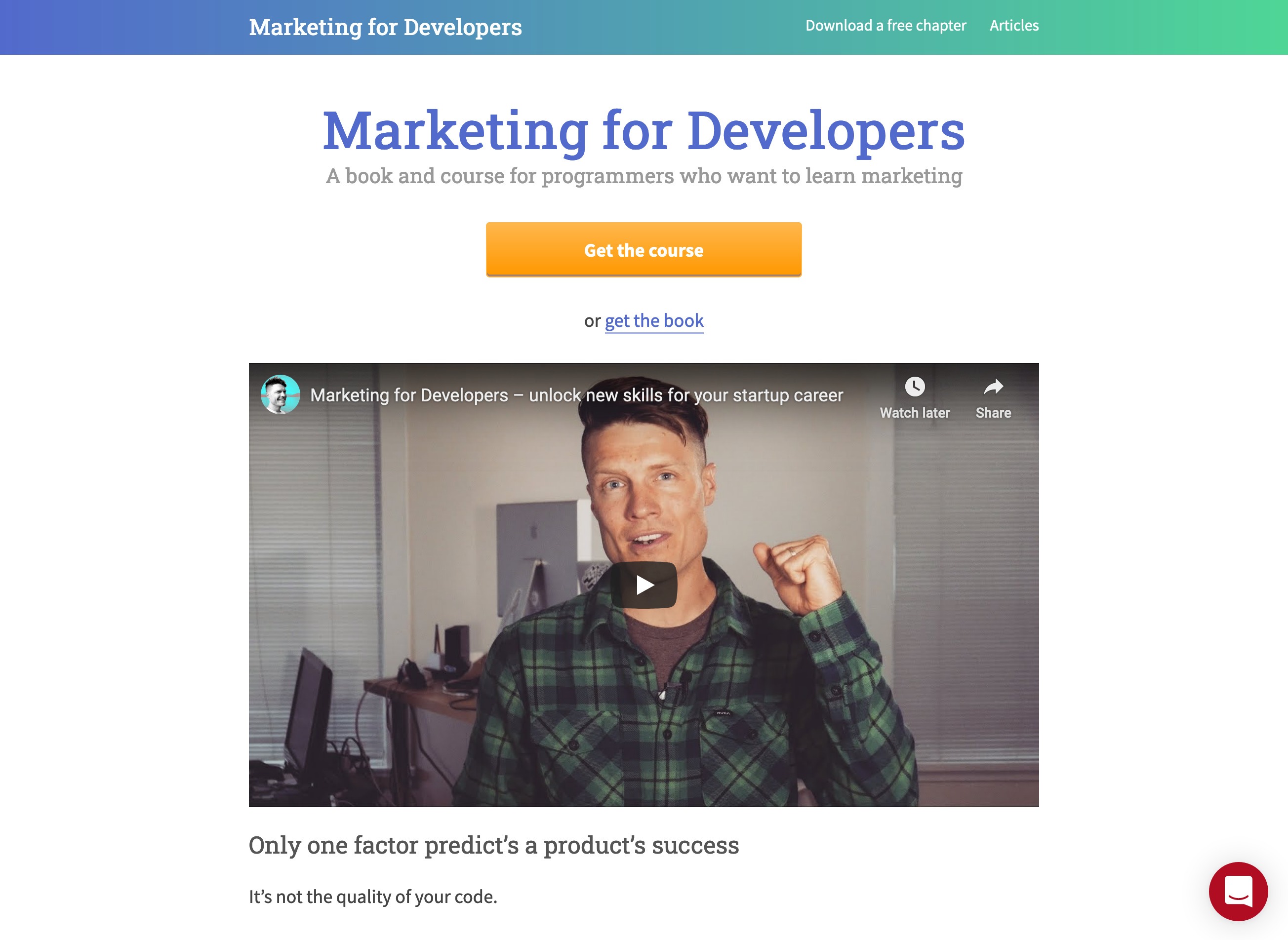 Devmarketing  component screenshot