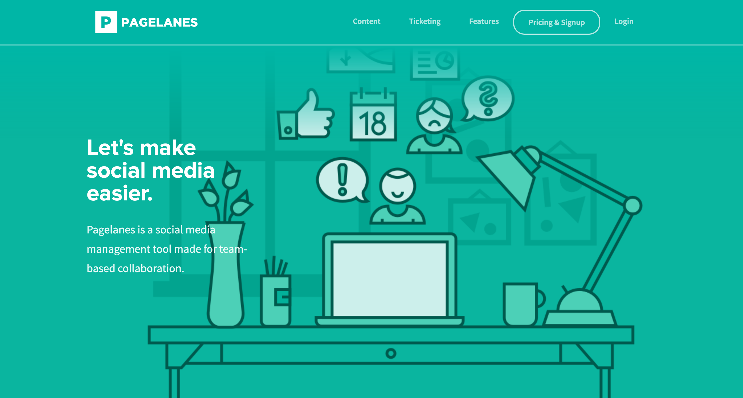 Pagelanes  component screenshot