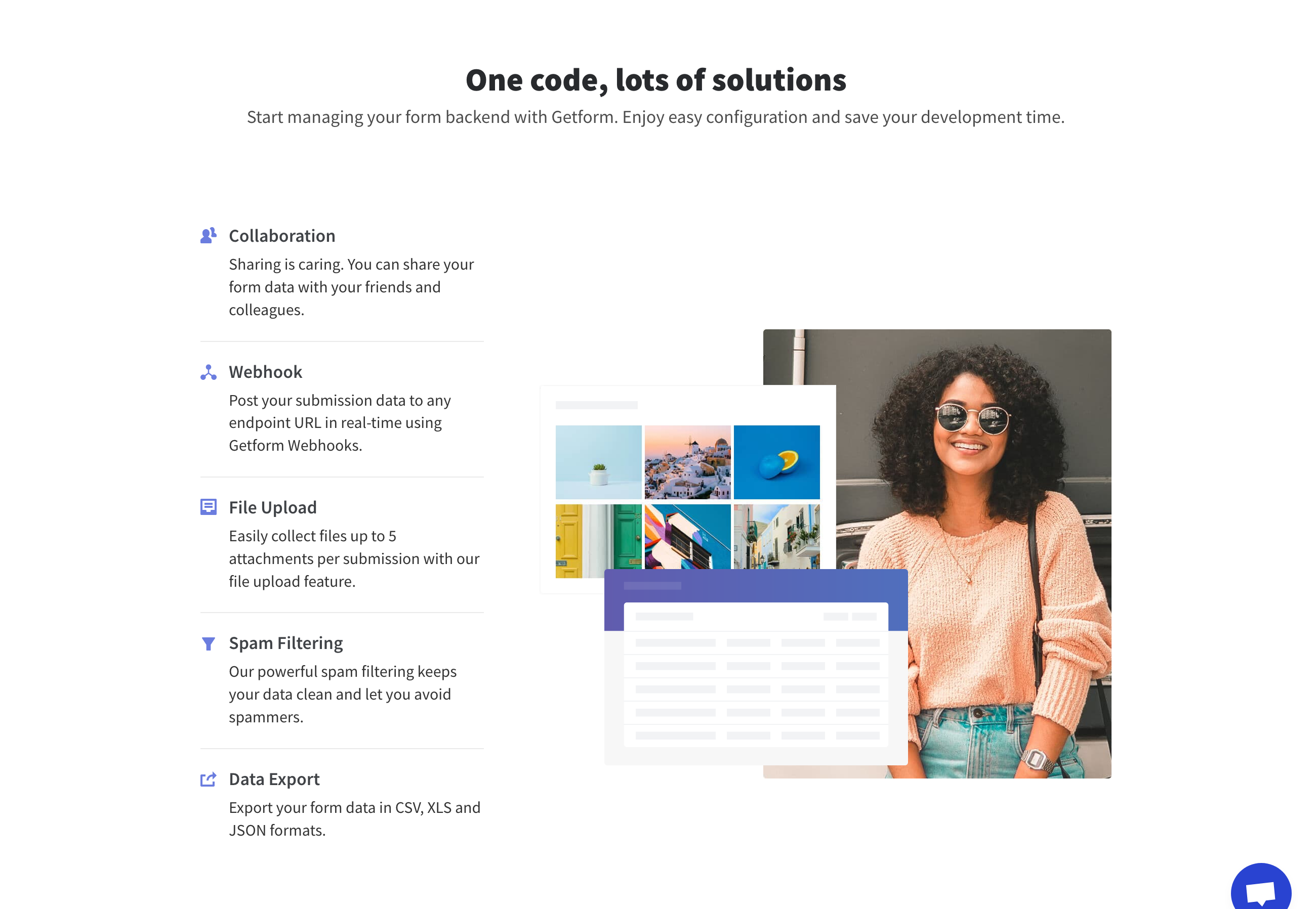 Getform  component screenshot