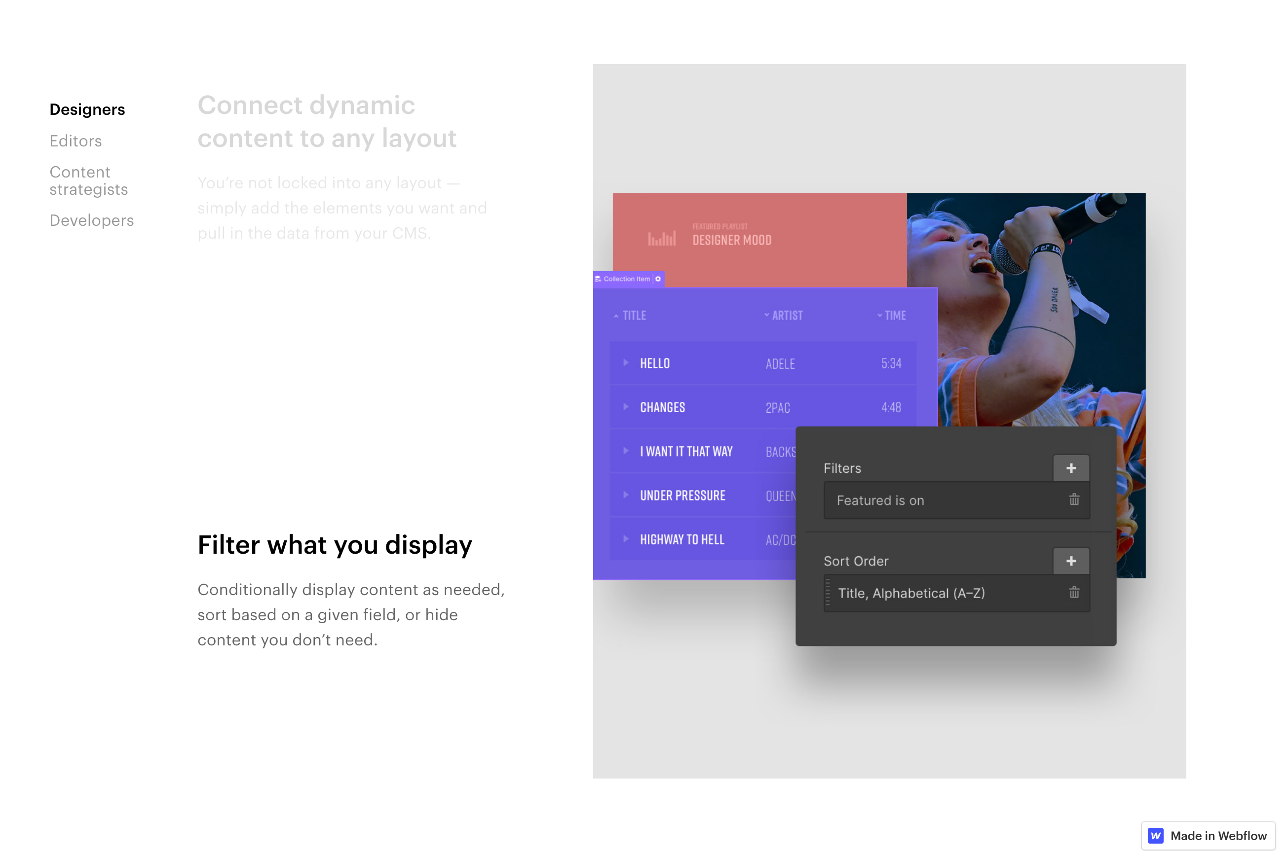 Webflow  component screenshot