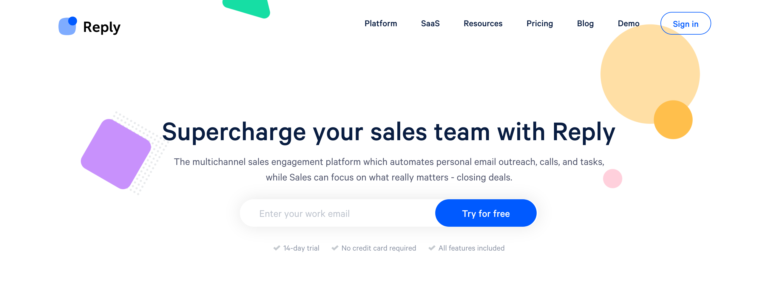 Replyapp  component screenshot