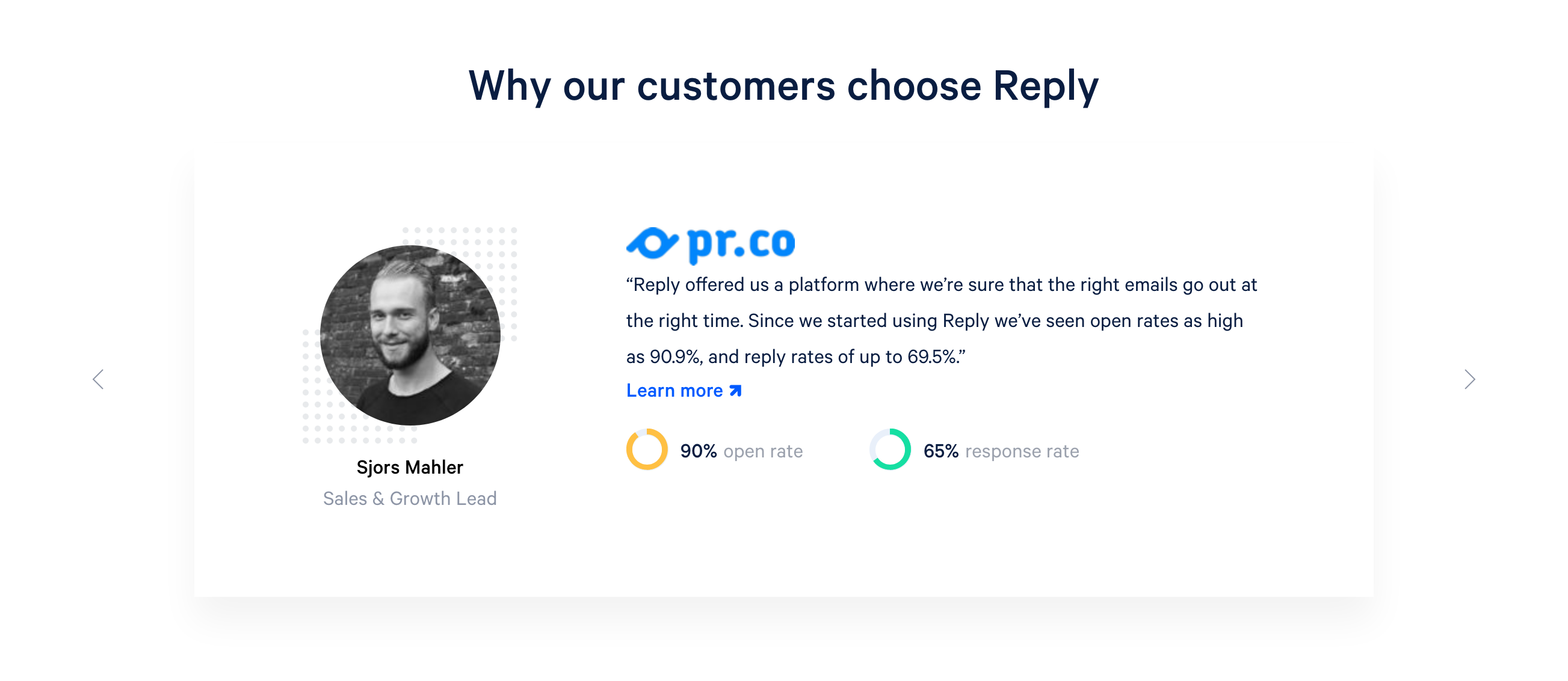 Replyapp  component screenshot