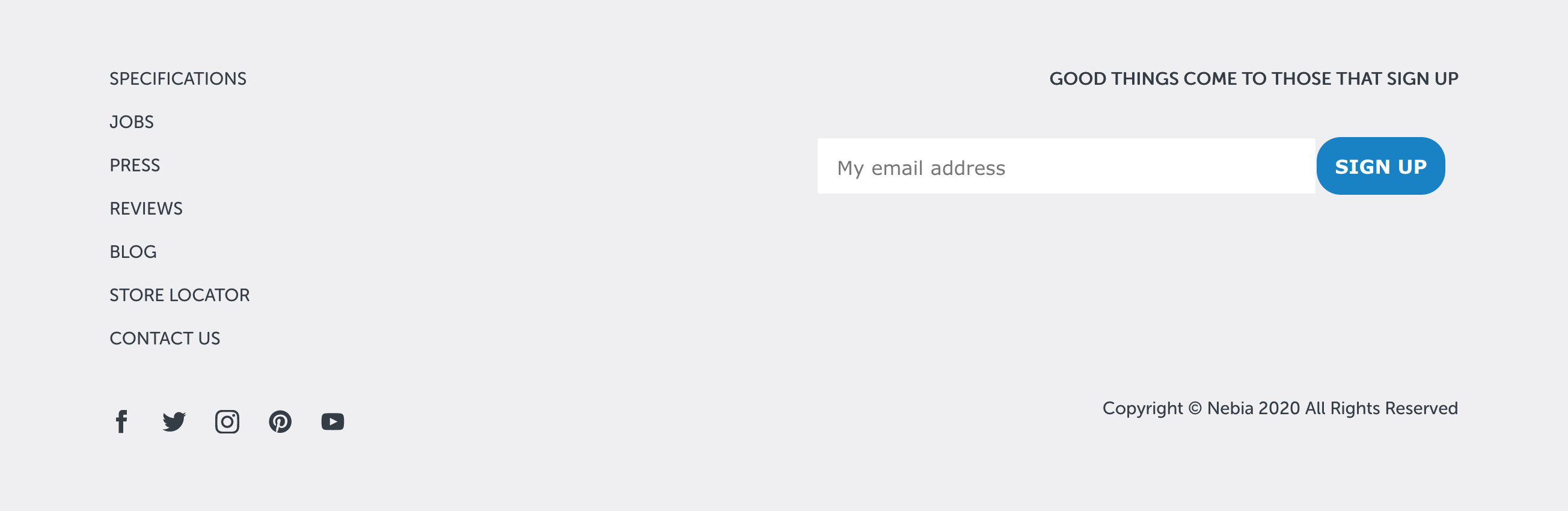 Nebia  component screenshot