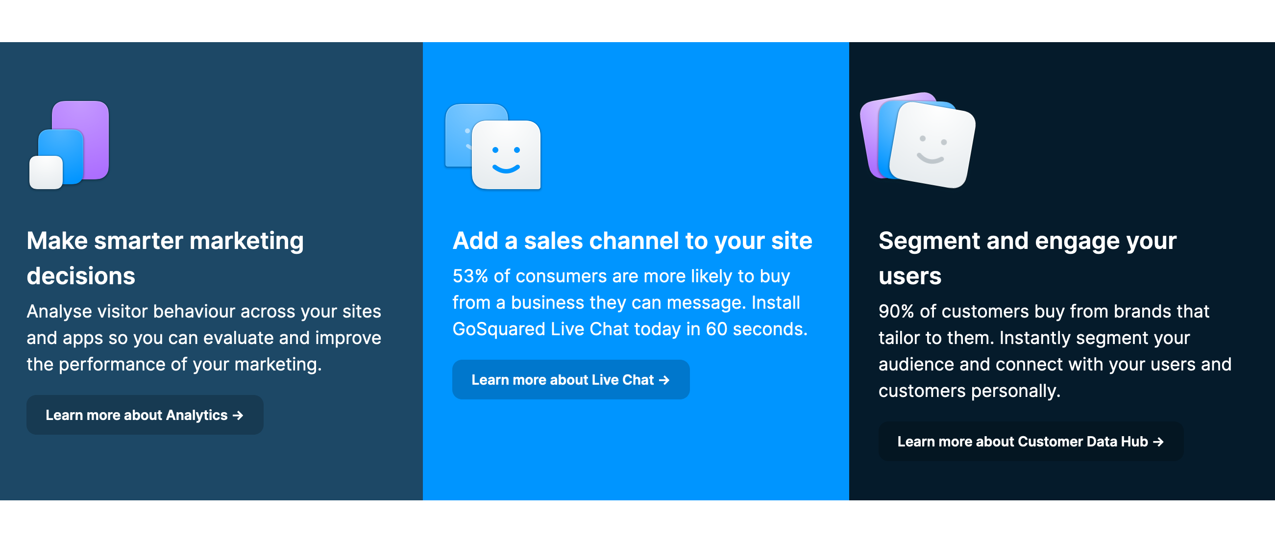 Gosquared  component screenshot