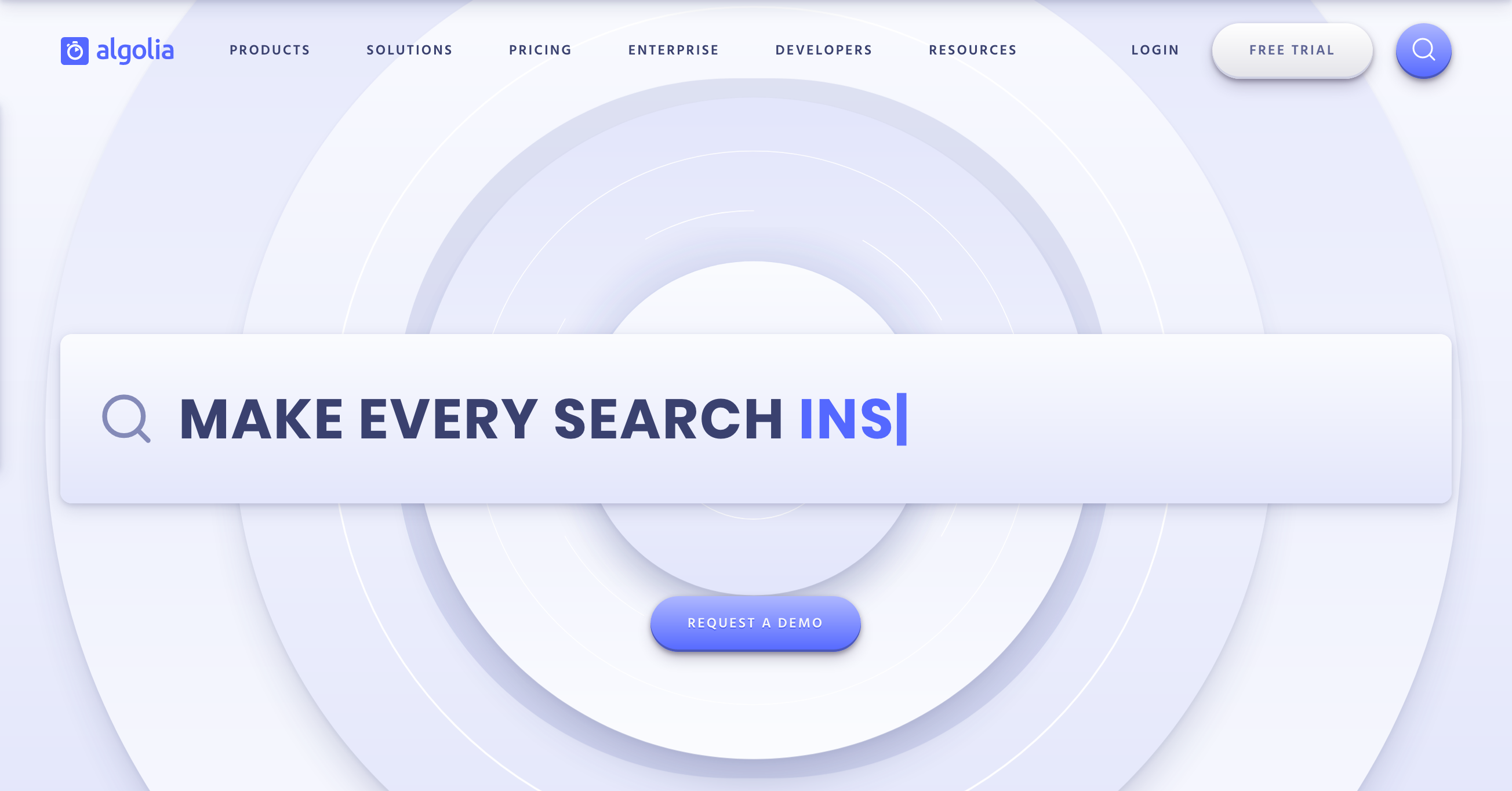 Algolia  component screenshot