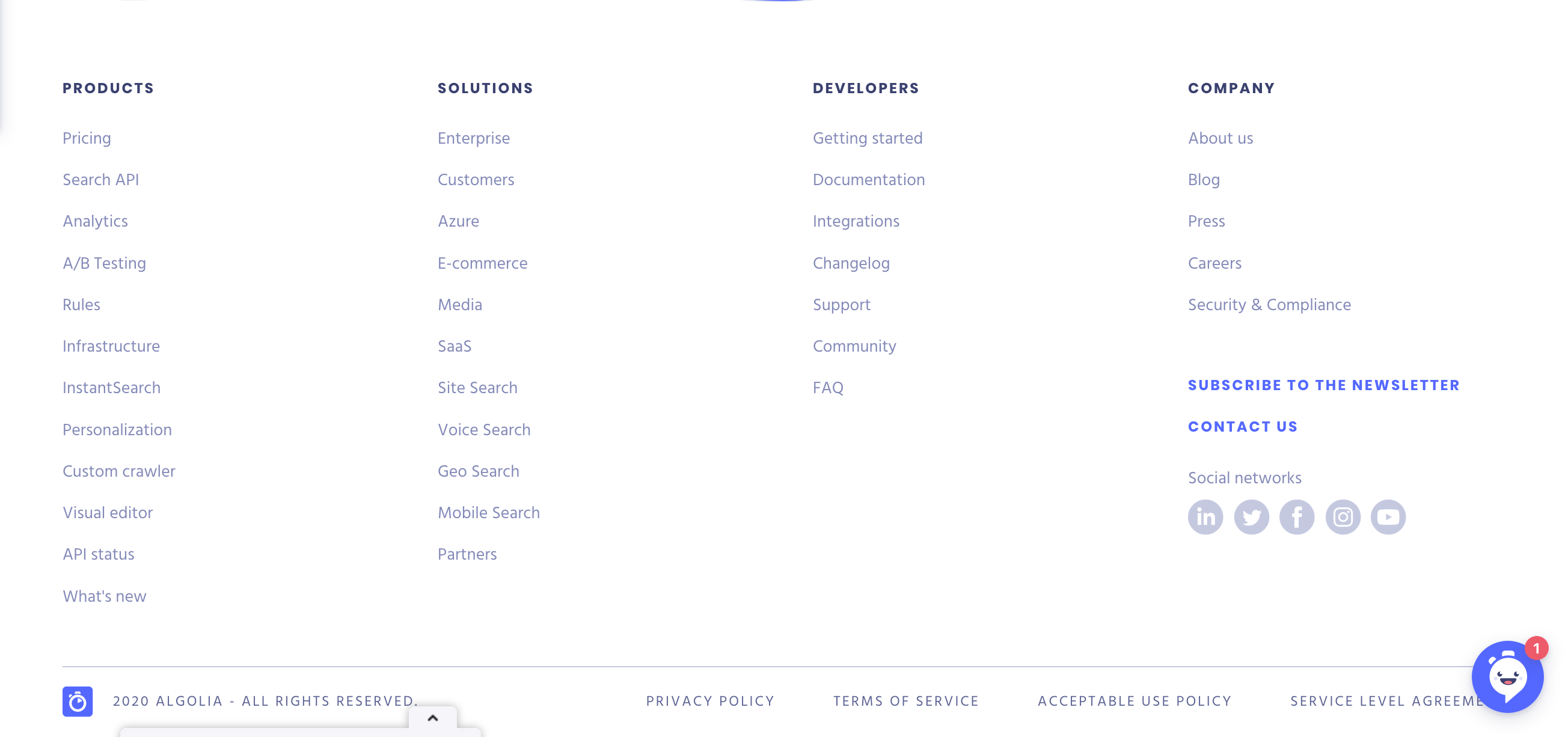Algolia  component screenshot