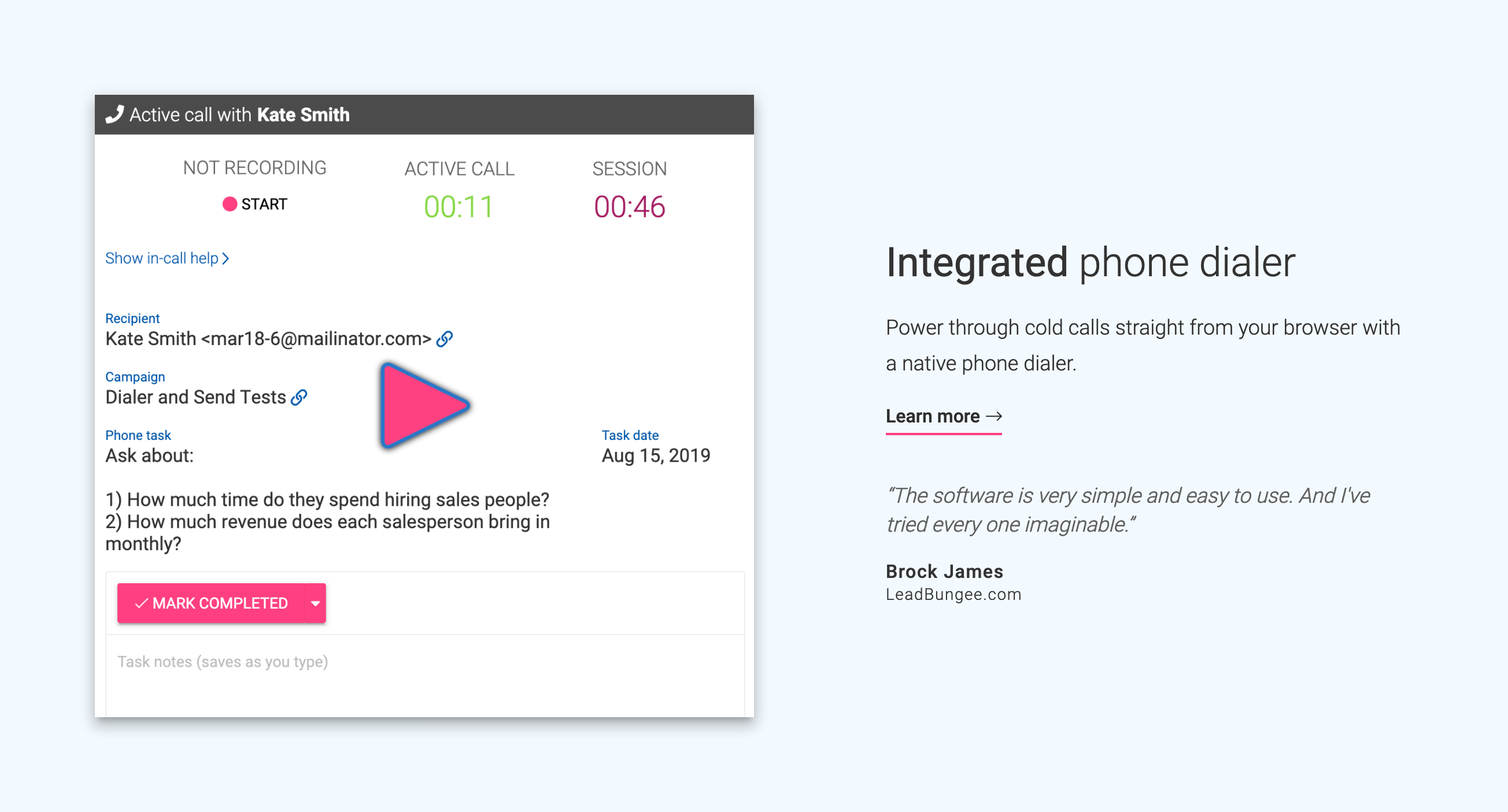 Contentmarketer  component screenshot