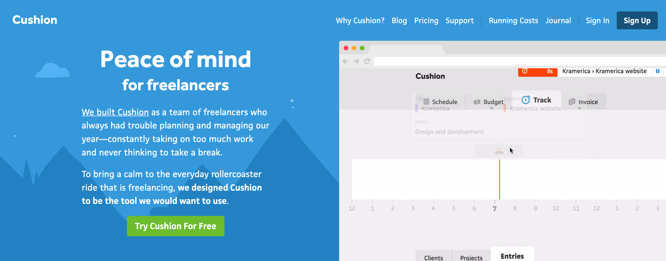 Cushionapp  component screenshot