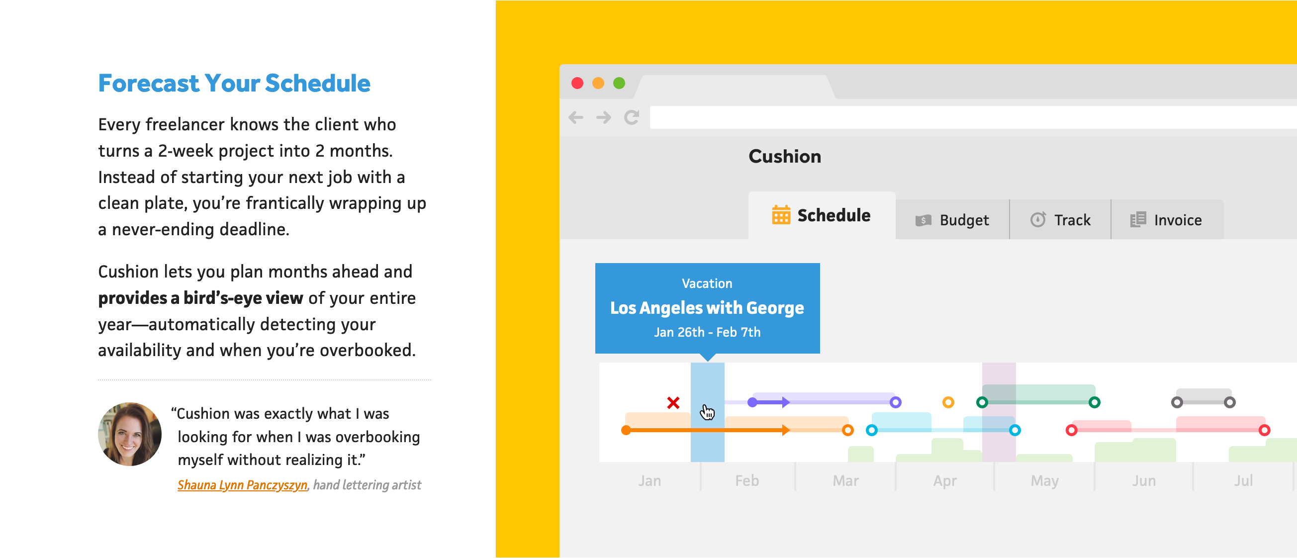 Cushionapp  component screenshot