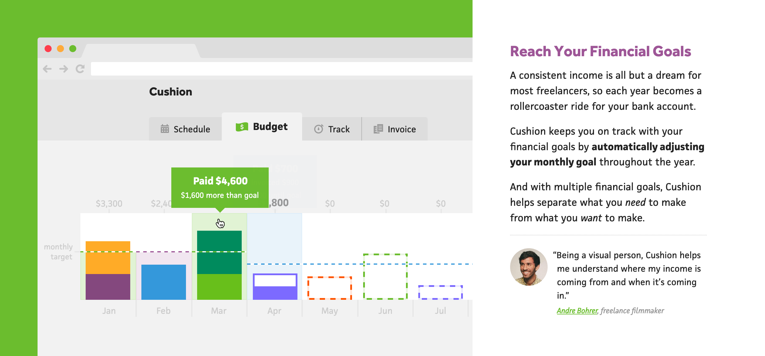 Cushionapp  component screenshot