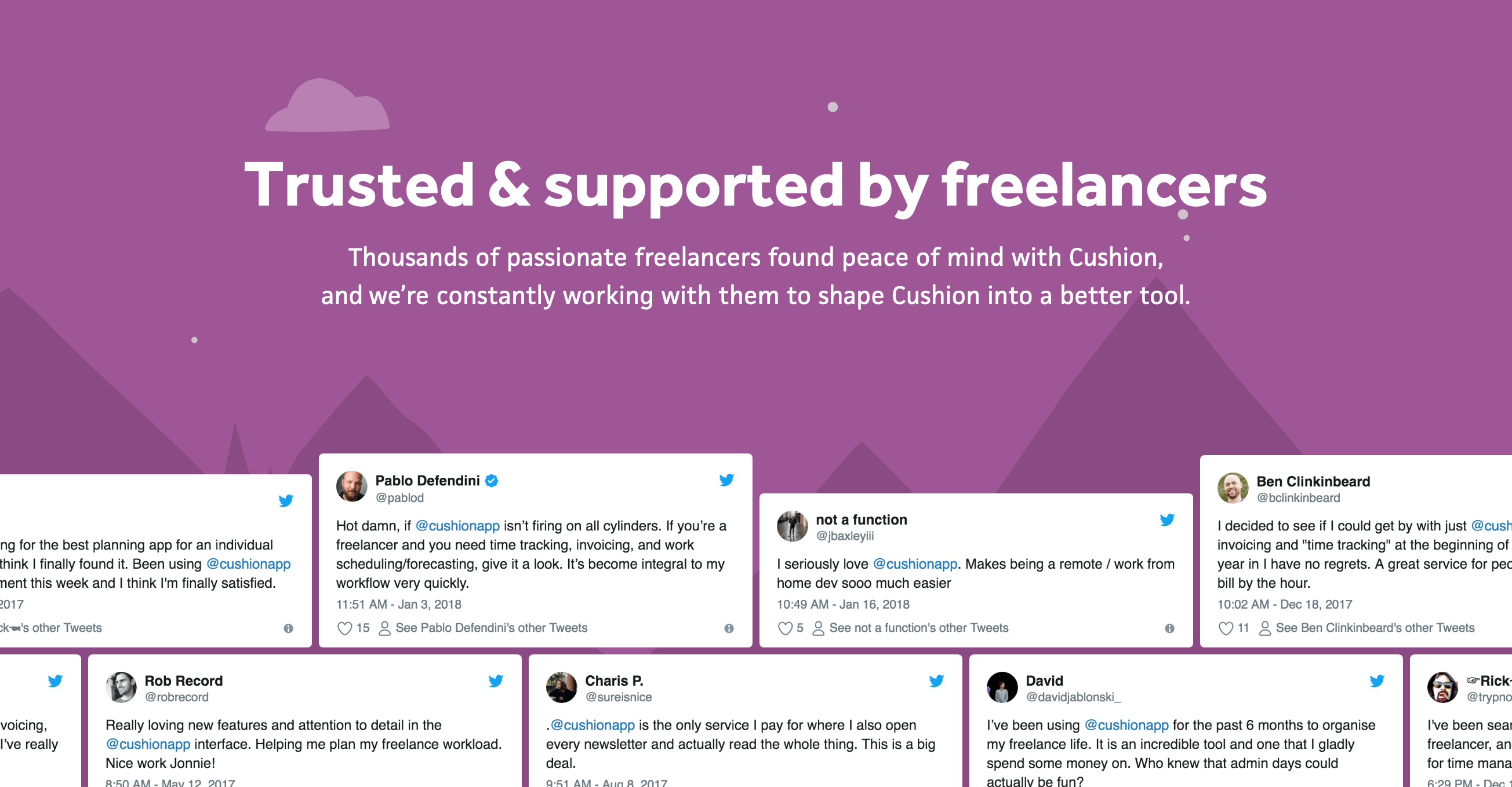 Cushionapp  component screenshot