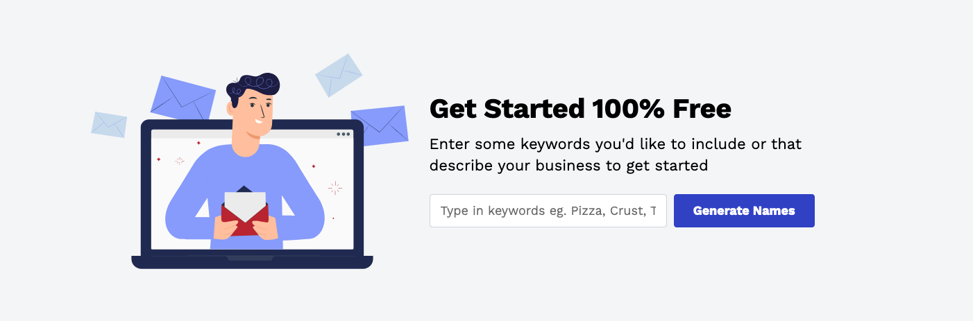 Namesnack Signup component screenshot