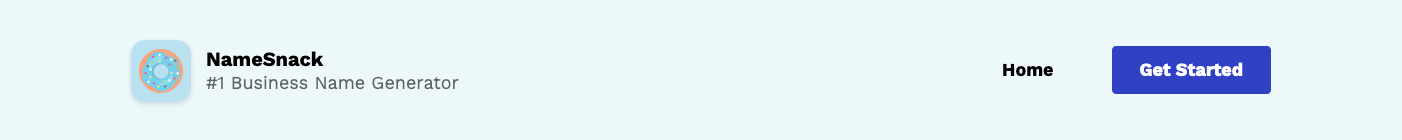 Namesnack Header component screenshot