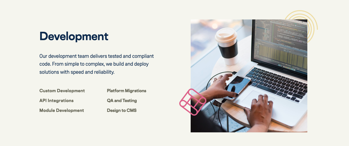Prodigitas Content component screenshot