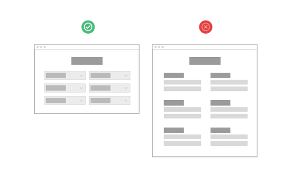 Hide the answers behind a drop-down feature cover