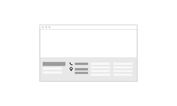 Repeat your contact and business info cover