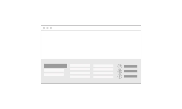 Put links to your social media in your footer cover