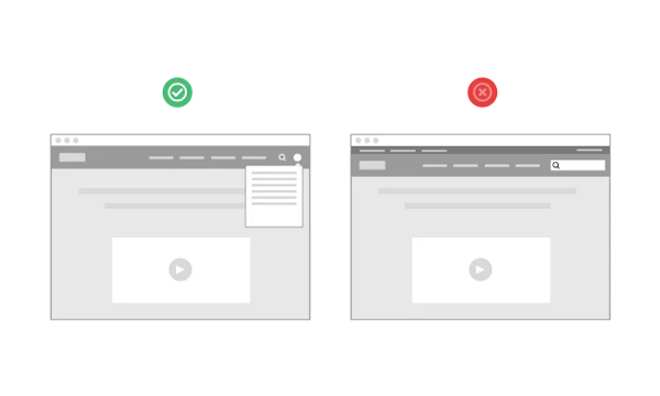 Have elements that can pop out when clicked cover