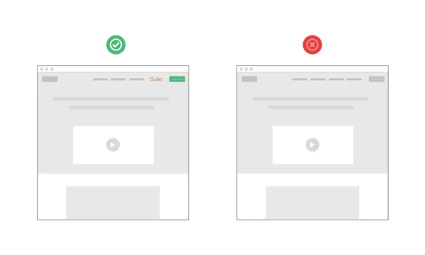 Try highlighting the most important option in your navigation cover