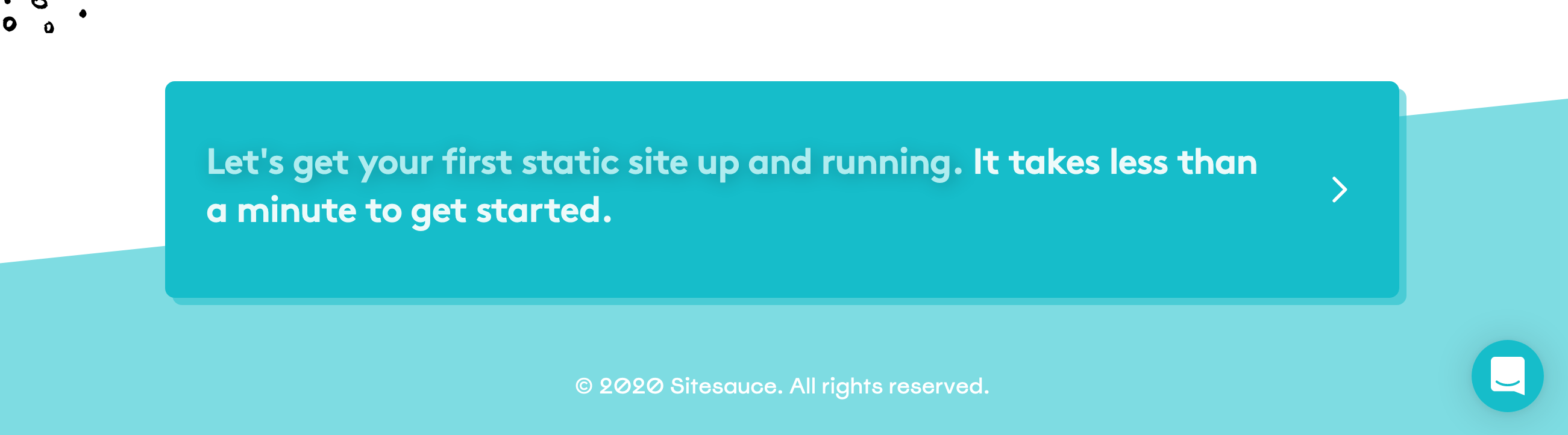 Sitesauce Call To Action component screenshot