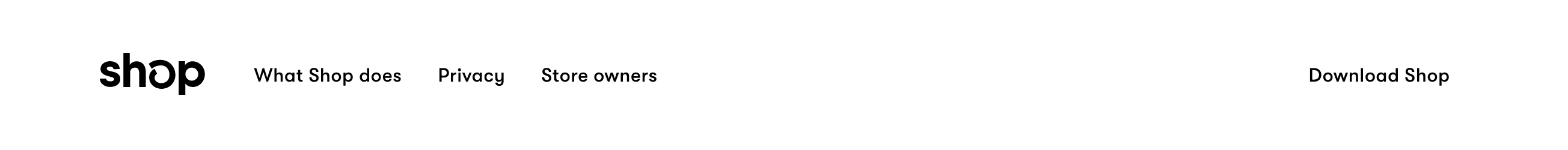 Shop Header component screenshot