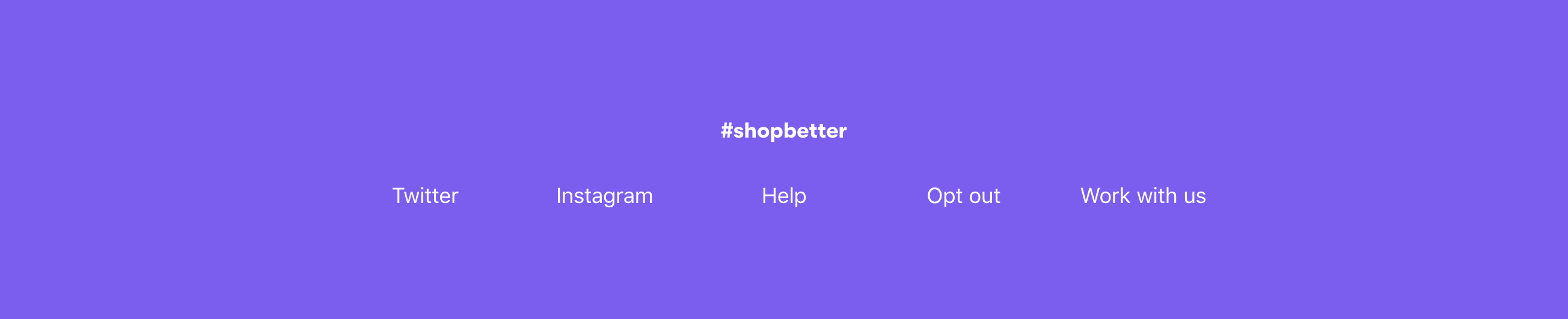 Shop Footer component screenshot