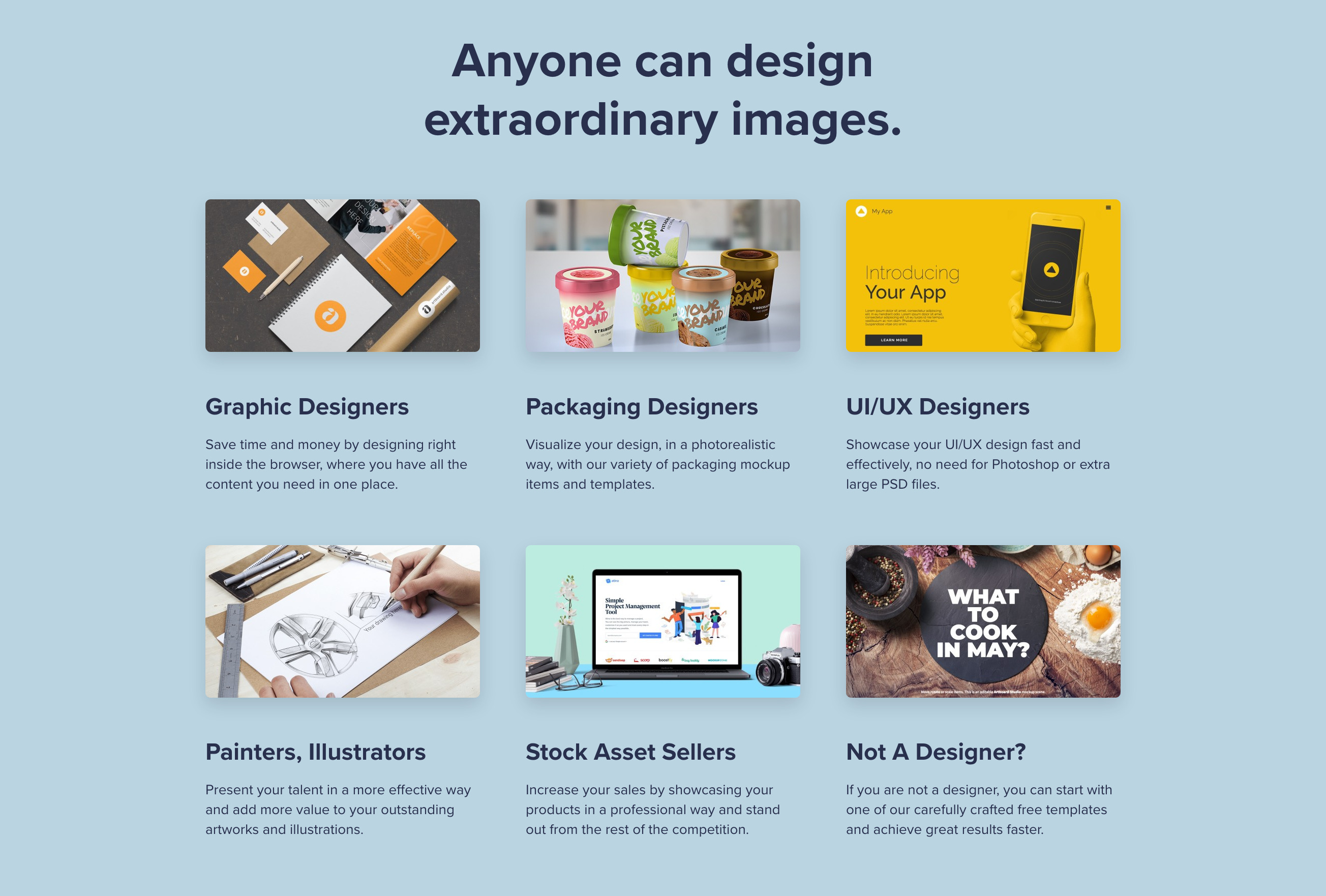 Artboard Feature component screenshot