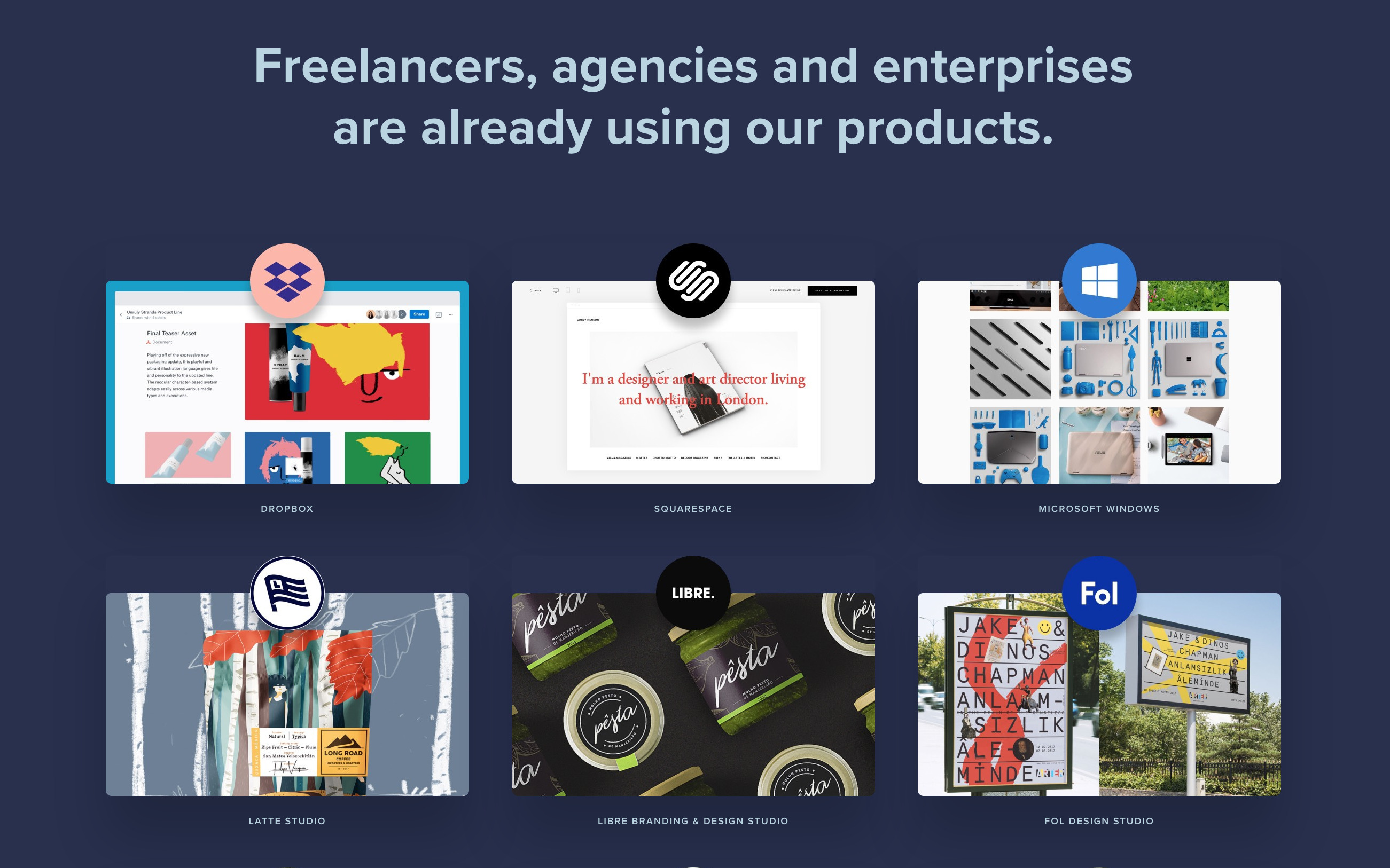 Artboard Casestudies component screenshot