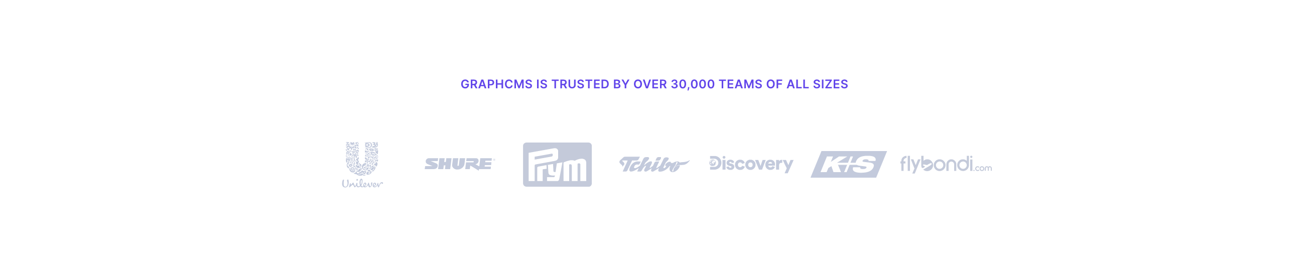 Graphcms Logo Cloud component screenshot