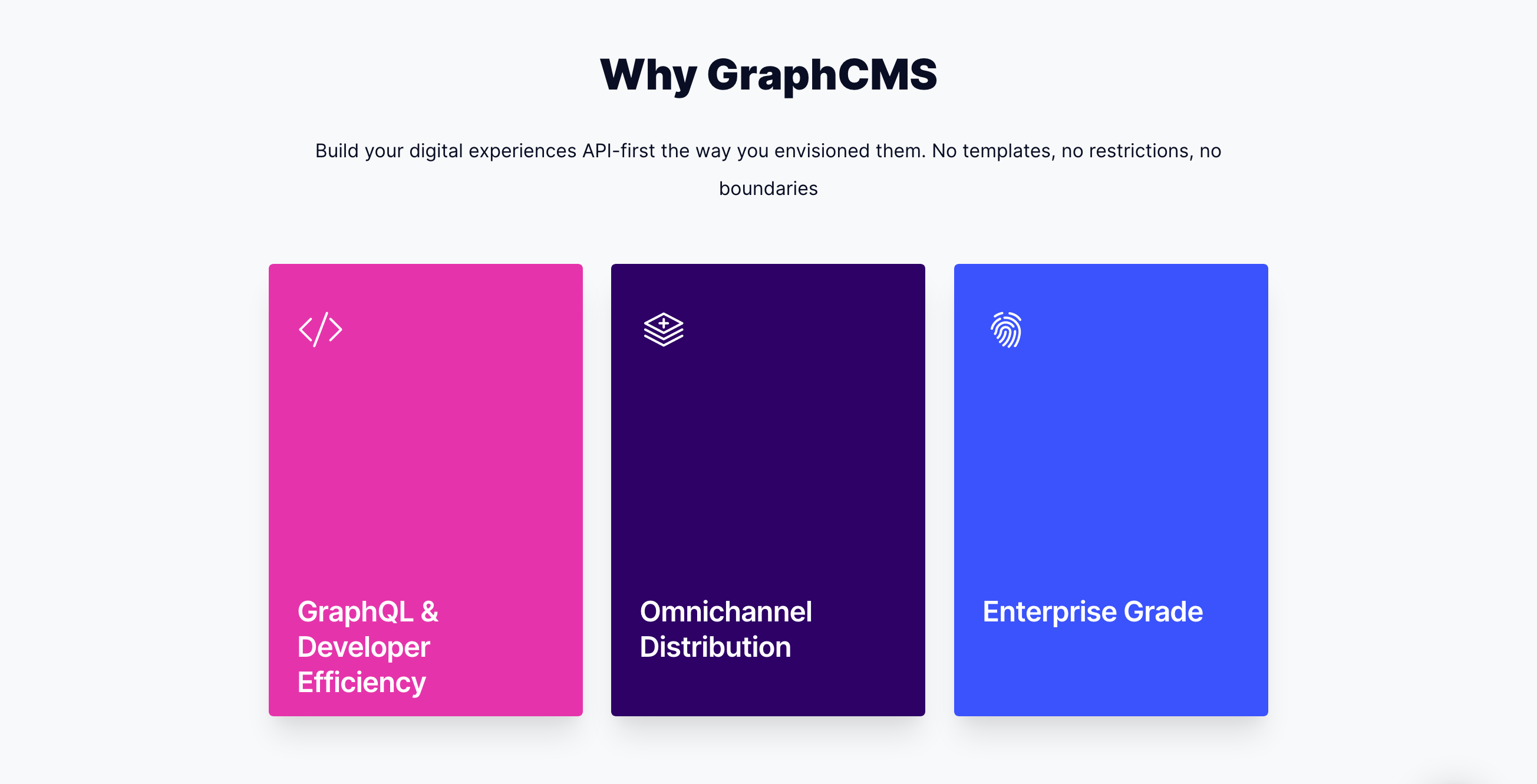 Graphcms Audience component screenshot