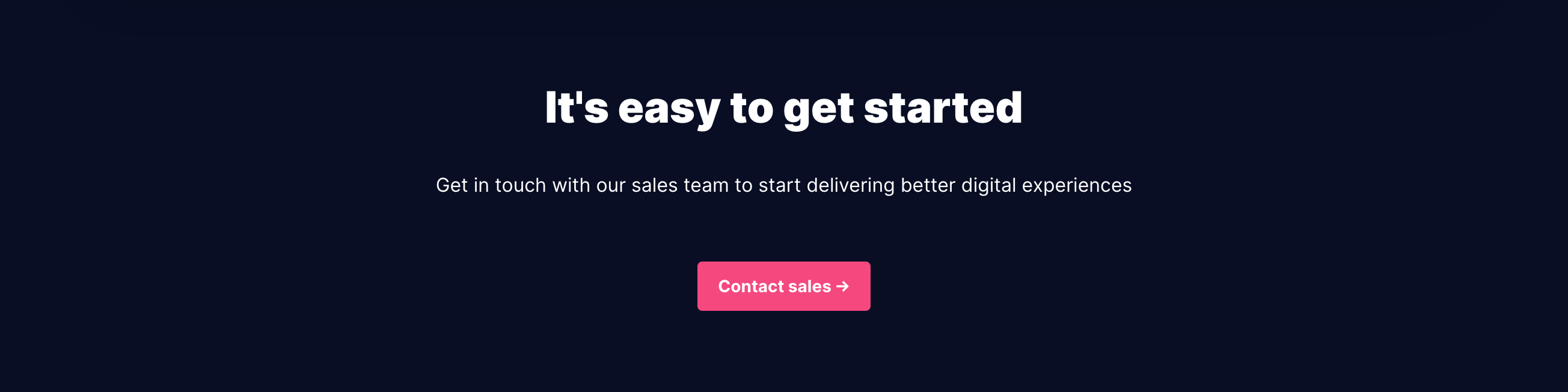 Graphcms Call To Action component screenshot