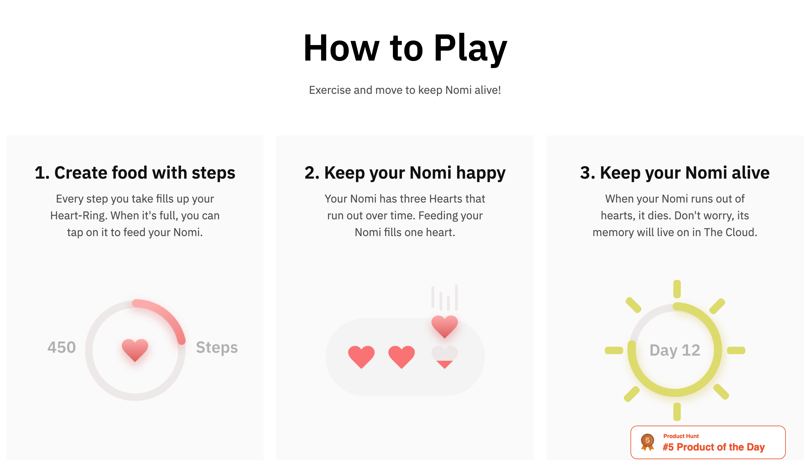 Nomi Steps component screenshot