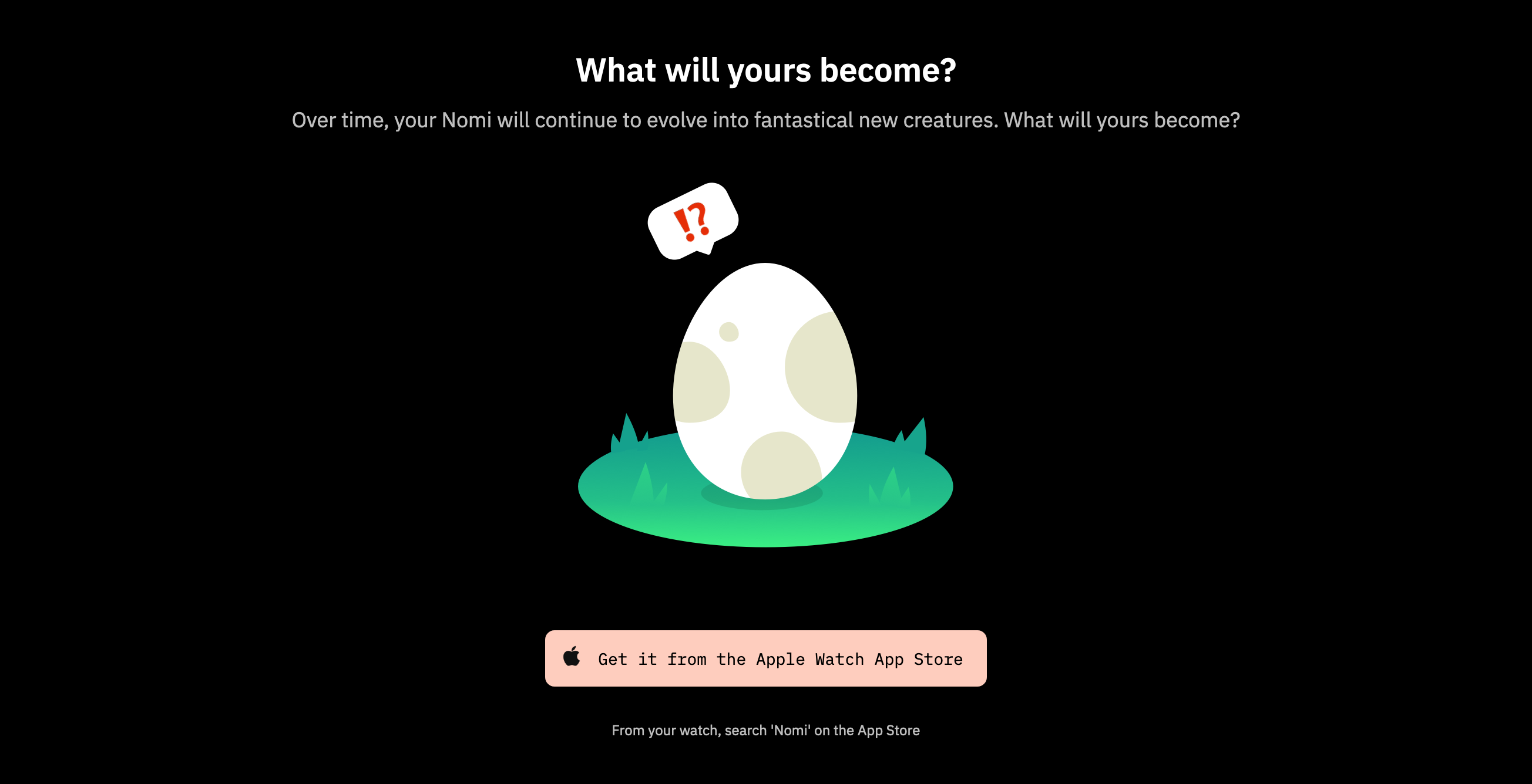 Nomi Call To Action component screenshot