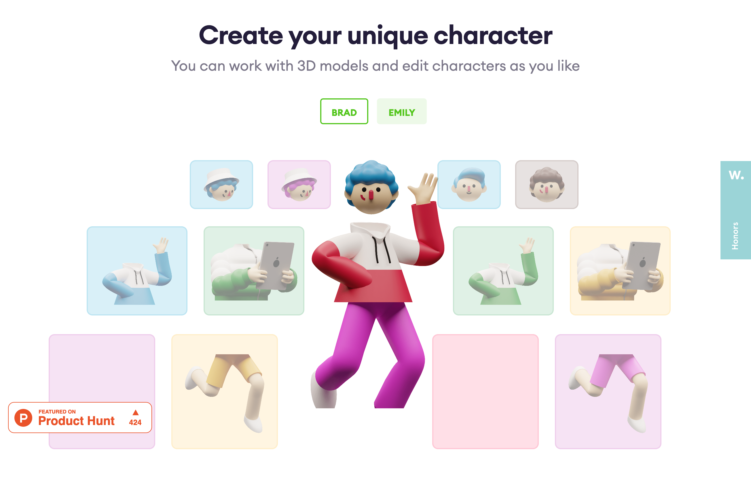 Superscene Feature component screenshot
