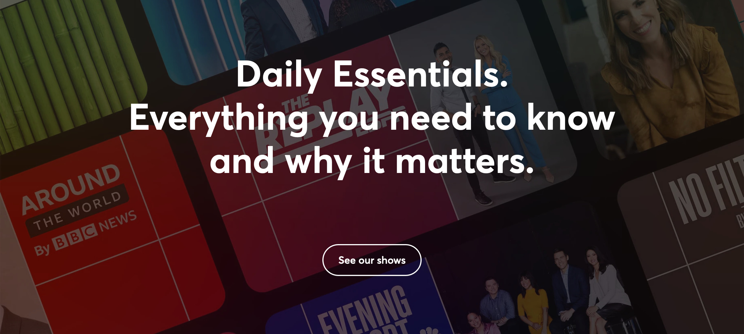 Quibi Content component screenshot