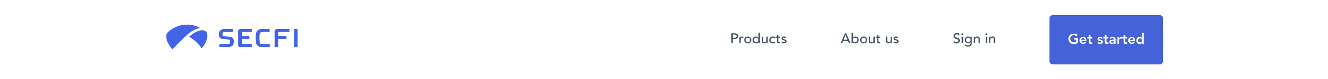 Secfi Header component screenshot