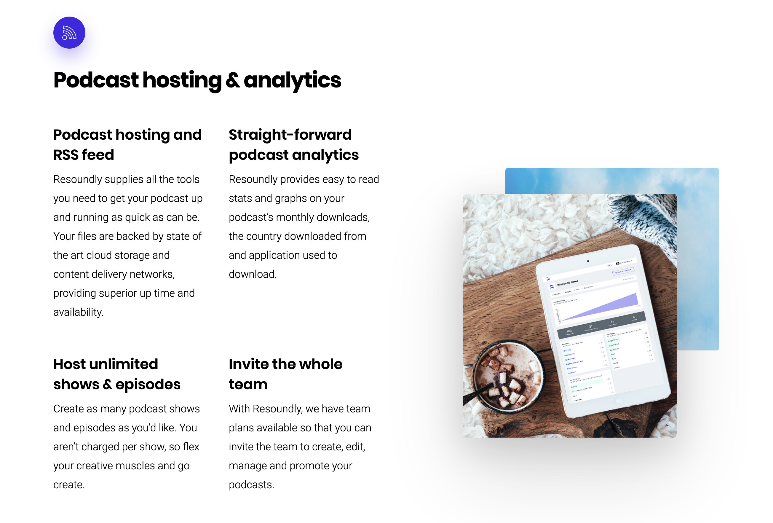 Resound Feature component screenshot