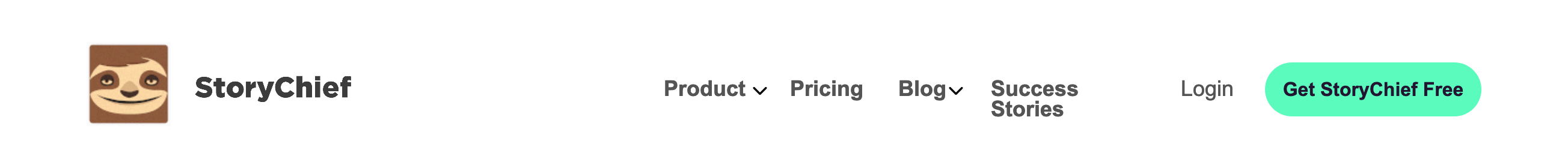 StoryChief Header component screenshot