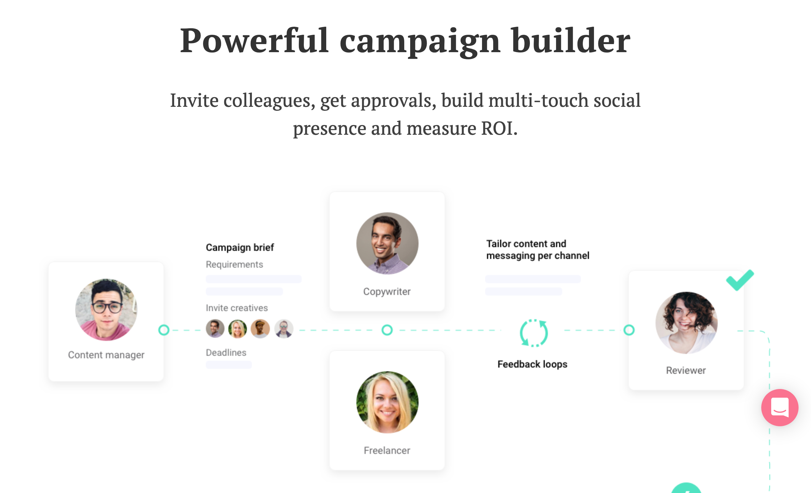 StoryChief Feature component screenshot
