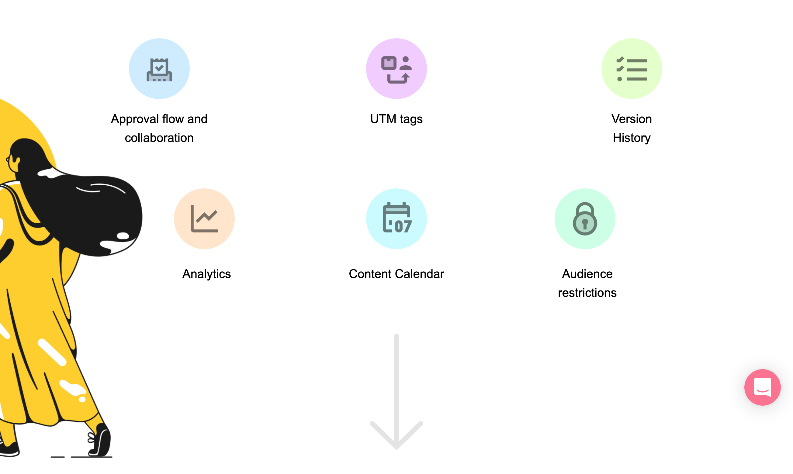 StoryChief Feature component screenshot