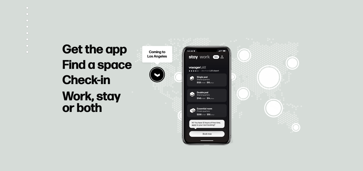 Voyagerliving Feature component screenshot