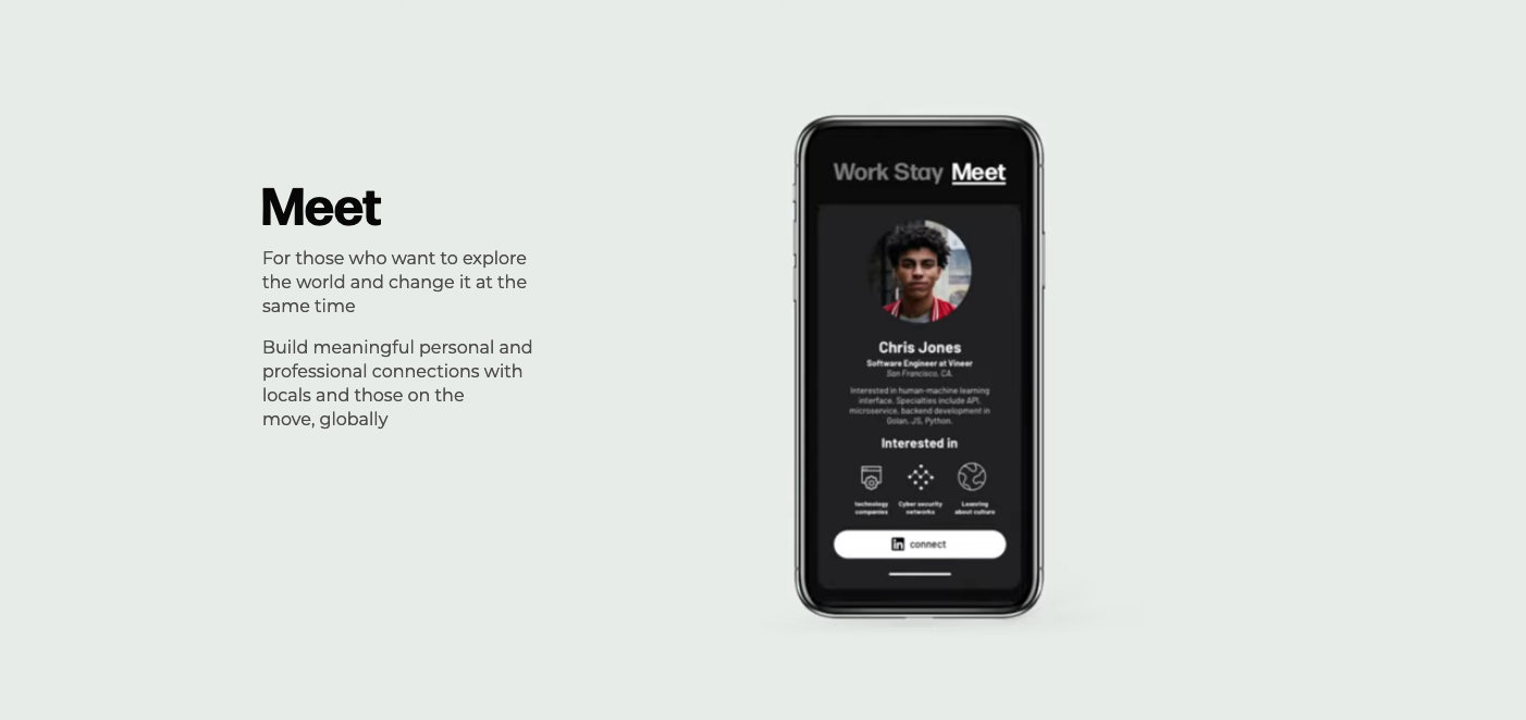 Voyagerliving Feature component screenshot