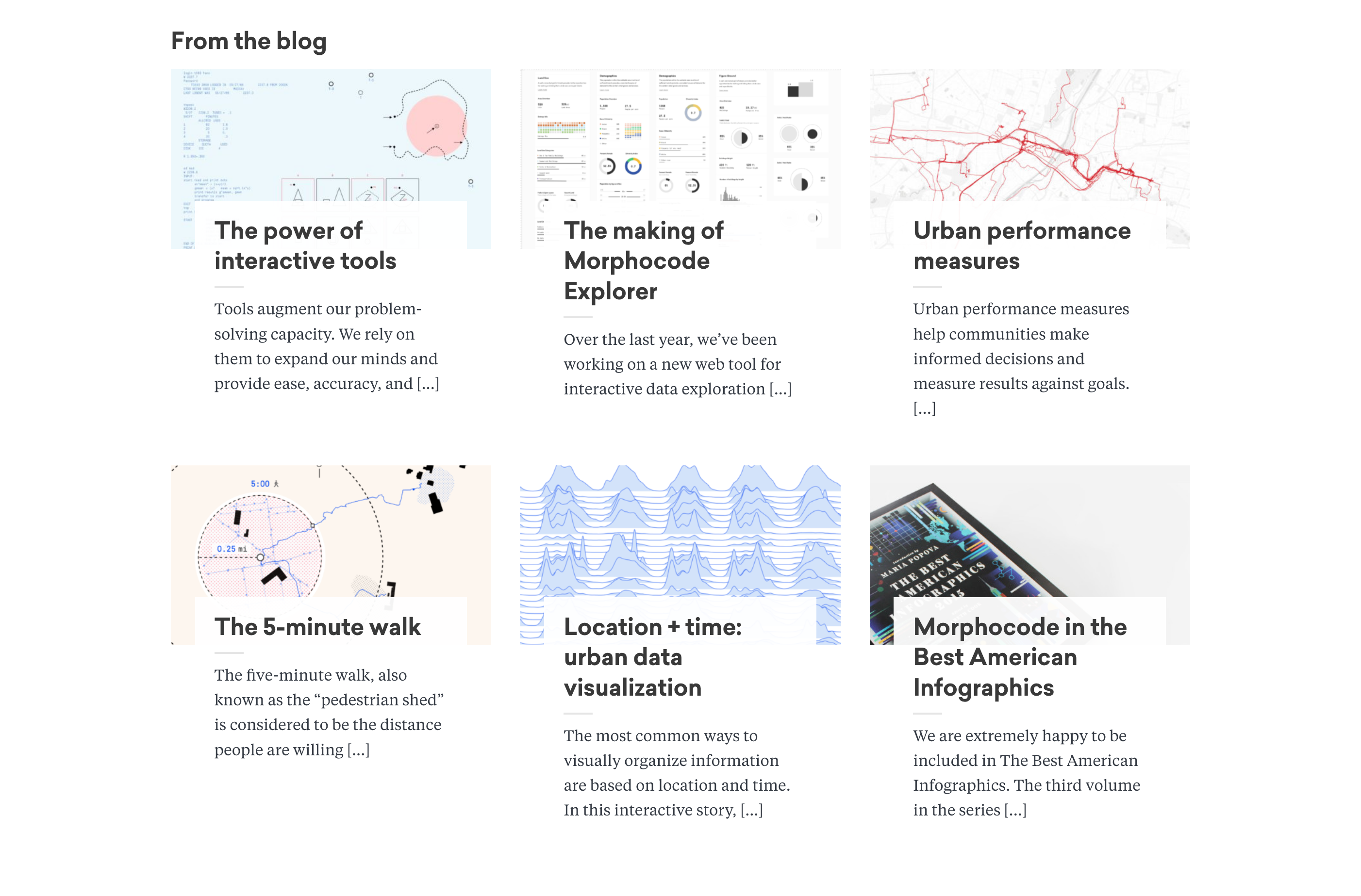 Morphocode Blog component screenshot